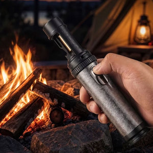 Refillable Butane Gas Big Torch BBQ Gun Lighters Adjustable Metal Single Jet Flame Outdoor Windproof Lighter With Bottle Opener - Product Image 6