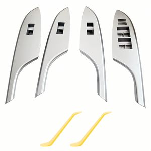 Toyota Corolla Power <b>Window</b> Switch <b>Trim</b> Cover Silver 7427202290 Front Rear Left Right With Tool - Product Image 1