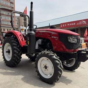 Nuevo Tractor Agrícola Rojo 804 de Cuatro Ruedas con Tracción en las Cuatro Ruedas, Maquinaria Multifuncional para Labranza Rotativa y Siembra - Product Image 2