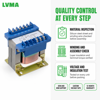 LVMA BK Serisi Tek Fazlı Kontrol Trafosu 25VA 5000VA 220V/380V Giriş 12V/24V Çıkış Toroidal Bobin Bakır Sarma Makinesi