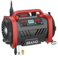 Compresseur d'air portable AC/DC 12V et gonfleur soufflant avec pression d'air 150PSI pour dégonfleur d'air portable pour pompe à hélium domestique de voiture