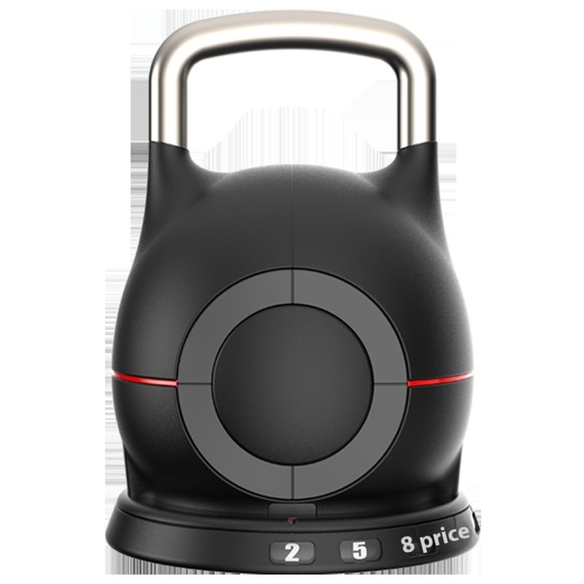 FitFirst K002 Fast Adjustable 20kg/44lb Eco-friendly Unisex Kettlebell 7-Speed Steel Adjustment Universal Application 1-Year