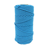 Tali Makrame 4mm Warna-warni dari Katun Core-Spun, Tali Dekoratif, Tali Serut DIY, Benang Katun Kepang Buatan Tangan untuk Penggunaan Pakaian