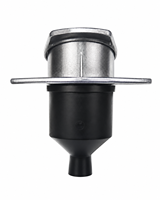 Connecteur électrique métallique rond robuste à 7 broches pour remorque, 12V 24V, pièces pour camions et semi-remorques