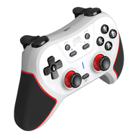 Manette sans fil multifonctionnelle BT pour PC, double vibration, paramètres programmables pour P4/p3/switch/Android/PC