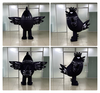 Costume de mascotte gonflable personnalisé en forme de coq, en tissu Oxford, amusant, pour la promotion de la marque