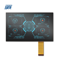 7 ''7 pulgadas de largo FPC 1024x600 Resolución IPS MIPI USB I2C Interfaz PCAP TFT LCD Pantalla táctil capacitiva