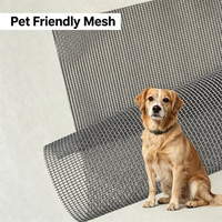 Filet de protection anti-griffes pour fenêtre, résistant aux griffes des animaux, en polyester, durable et résistant aux rayures
