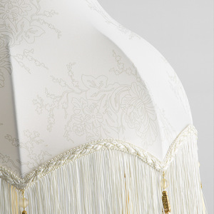 Lustre suspendu dimmable en tissu tressé à pampilles, style vintage décoratif, moderne, nordique, de luxe, pour îlot de cuisine et salle à manger, avec éclairage LED - Product Image 5
