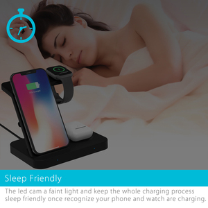 15W 3 <span class=keywords><strong>en</strong></span> 1 inalámbrica rápida estación de carga para <span class=keywords><strong>iPhone</strong></span> iWatch <span class=keywords><strong>Airpods</strong></span> - Product Image 5