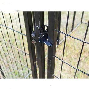 Grosir Luar Ruangan Anjing Menjalankan Tugas Berat Logam Kawat Las Anjing Kennel Ken - Product Image 5