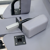 Máquina de Pilates Reformer Profesional de Grado Comercial con Certificación CE, de 94 Pulgadas, de Cuero Rosa, con Resorte Resistente, para Entrenamiento Físico