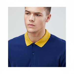 เสื้อโปโลระบายอากาศสำหรับผู้ชายเสื้อโปโลแบบปักตามสั่ง - Product Image 1