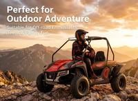 Buggy tout-terrain 180CC à démarrage électrique, 4 temps, à essence, kart électrique tout-terrain 2 places à transmission par arbre, en promotion