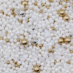 Perles de sucre comestibles en vrac de 500 g, décorations pour gâteaux, pépites dorées, fournitures de boulangerie - Product Image 6