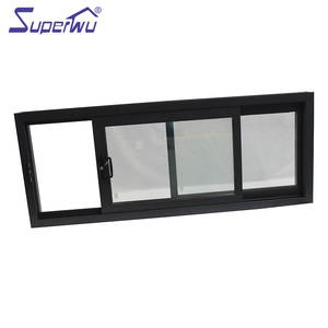 <span class=keywords><strong>Finestra</strong></span> Scorrevole in Vetro a Tre Pannelli con Motivo Orizzontale, Telaio in Alluminio Resistente agli Uragani - Product Image 5