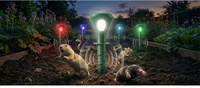 Répulsif électronique solaire à ultrasons pour serpents et rongeurs, technologie sonore et lumineuse pour la lutte antiparasitaire domestique et de jardin