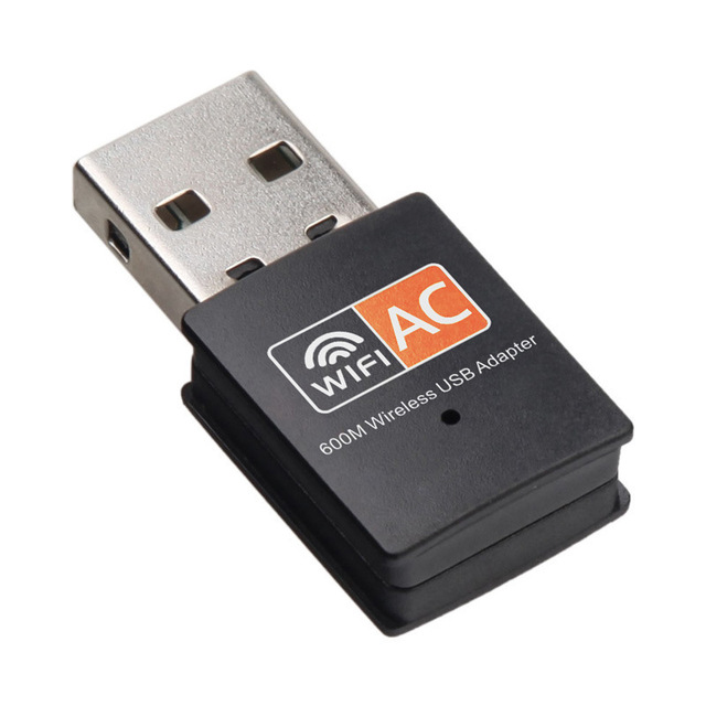 USB 2.0 Wireless Dual-band AC600m External WiFi Adapter with USB to Ethernet and Desktop Connection in Stock