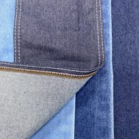 EW0012 Tissu denim rigide non extensible 11oz, mélange coton-polyester, largeur 190CM, matière jean brut, vente chaude, approvisionnement direct usine