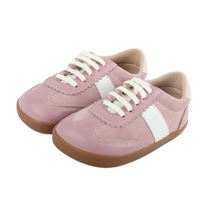 Rembourrages souples en cuir véritable respirant fantaisie pieds nus chaussures ergonomiques décontractées pour enfants vente en gros - Product Image 5