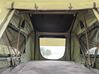 Tente de toit souple légère pour 2 personnes, en toile, résistante aux intempéries, pour voiture et camion, idéale pour le camping, pour la vente en gros aux distributeurs