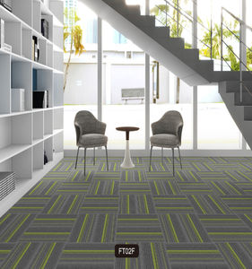 กระเบื้องพรมคุณภาพดี สำหรับตกแต่งสำนักงานเชิงพาณิชย์ ขนาด 25x100 ซม. และ 50x50 ซม. ผลิตจากวัสดุ PP - Product Image 3