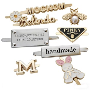 Étiquettes métalliques de haute qualité pour sacs à main, logo de marque célèbre - Product Image 4