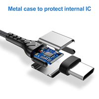 Offre Spéciale 100W Type C Câble de chargeur rapide Tissage en nylon Câble de chargeur USB C vers USB C 100w pour iPhone Samsung HUAWEI iPad