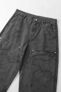 Pantalones de madera lavados con ondas de agua personalizados de alta calidad para Otoño/Invierno, pantalones casuales de carga arrugados de nuevo estilo callejero para hombres - Product Image 5