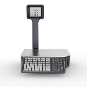 नए आगमन 2023 30 किलोग्राम एलसीडी बारकोड लेबल प्रिंटिंग स्केल ओम/ओडम खुदरा दुकान नकद रजिस्टर मूल्य कंप्यूटिंग इलेक्ट्रॉनिक फल - Product Image 2