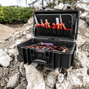 Valise à outils Knipex Robust26 Move 35 L avec roulettes et protection IP65 pour utilisation en extérieur - Product Image 1