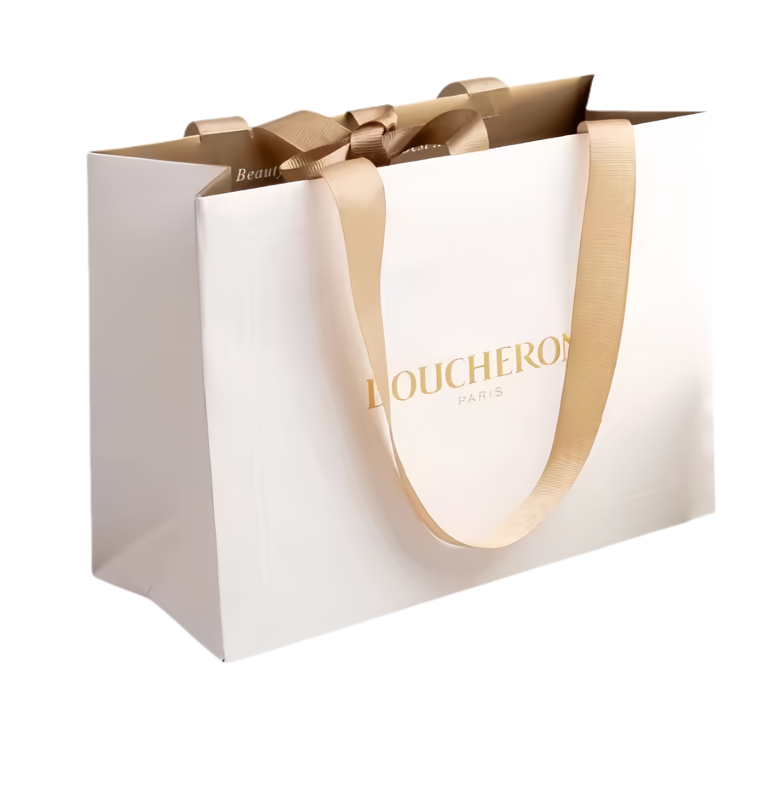 Customized Paper Bags Gift Bagcustom Recyclable Luxury White Kraft With Handles Offset Printing For Clothing Shoes Retail Packag