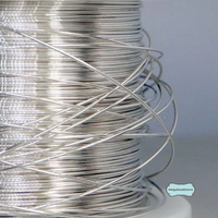 14AWG OCC 9999 matériau de pureté fil d'argent câbles audio bobine de haut-parleur fil d'argent sterling pur/tige d'argent pur