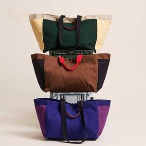 Bolsa <span class=keywords><strong>de</strong></span> Playa <span class=keywords><strong>de</strong></span> Lona <span class=keywords><strong>de</strong></span> Algodón Ecológica con Logotipo Personalizado, Impresión Serigráfica, Colorida, con Contraste <span class=keywords><strong>de</strong></span> Colores, Promocional, Grande (>50cm) - Product Image 2