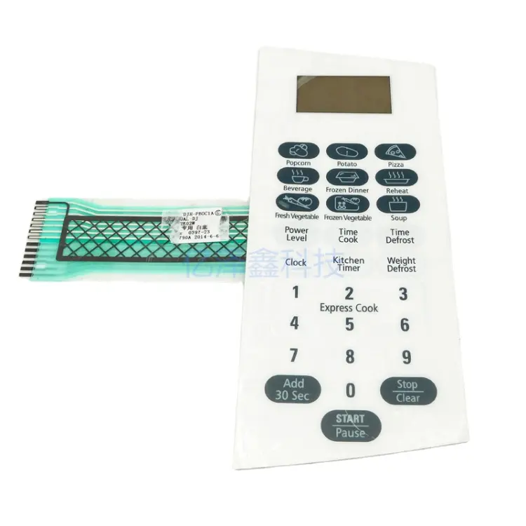 Function touch switch circuit membrane switch panel/membrane keypad