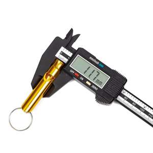 New <b>Wholesale</b> Women Outdoor <b>Self</b> <b>Defense</b> Key Chains Product Aluminum Material Survival Whistles <b>Keychain</b> Safe Key Ring Accessory - Product Image 6