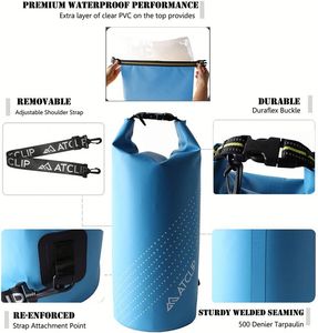 Bolsa Impermeable Ultraligera, Bolsa de Almacenamiento para Actividades al Aire Libre como Rafting, Canyoning, Natación y Deportes Acuáticos - Product Image 2