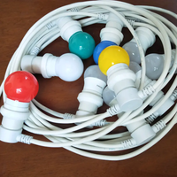 Guirlandes lumineuses de qualité commerciale E27, étanches IP65, ampoules LED S14 pour patio, jardin, mariage, fête, décoration extérieure