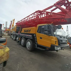 Grúa hidráulica de 25 toneladas, 50 toneladas, 70 toneladas, 100 toneladas, STC1000 SANY, telescópica, grúa móvil montada en camión