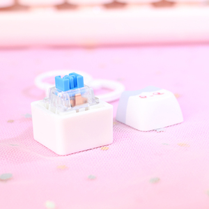 Phím bấm hình mèo tùy chỉnh, móc khóa nhiều hình dạng, đồ chơi móc khóa đèn <span class=keywords><strong>LED</strong></span>, móc khóa giảm căng thẳng, phím bấm bàn phím cơ, phím bấm anime tùy chỉnh - Product Image 5