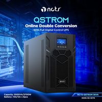 Système d'alimentation sans interruption (ASI) professionnel 3 kVA 2,7 kW à double conversion en ligne avec batterie au lithium, contrôle numérique complet, haute fréquence, pour ordinateur de bureau