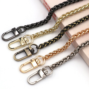 Steel Bag <strong>Chain</strong> - DIY 6mm Gold Silver Gun Black Brushed Bronze <strong>Detachable</strong> Replacement Purse <strong>Chain</strong> Bag Belts Straps Handles