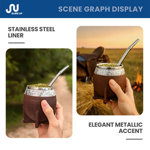 Termo de Viaje Moderno para <span class=keywords><strong>Mate</strong></span> <span class=keywords><strong>con</strong></span> Pajita, Botella Portátil de Acero Inoxidable para Uso en Exteriores - Product Image 3