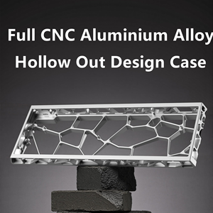 Tùy chỉnh CNC gia công holy60 rỗng nhôm Vỏ bàn phím wooting60he Trục từ Xiao YE K6 làm bằng vật liệu thép không gỉ - Product Image 3