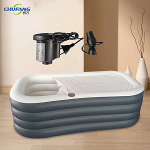 150cm portátil PVC adulto inflable plegable bañera plástico <span class=keywords><strong>Banera</strong></span> <span class=keywords><strong>Portatil</strong></span> con tapa cubierta - Product Image 2