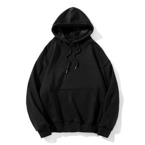 Wholesale Custom <b>Men</b> <b>s</b> <b>Hoodie</b> Embroidered Loose Cotton Sweater Casual Print Low Shoulder <b>Hoodie</b> Wool Fabric - Product Image 4