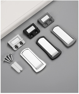 Tope de Puerta Magnético Oculto Ultrafino de Aleación de Zinc Sin Perforación, Retenedor Delgado para Puertas de Cristal de Marco Estrecho, Baño, Oficina, Hotel - Product Image 6