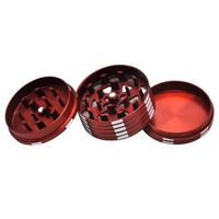 Offre Spéciale – Broyeur à Herbes 42MM 3 Couches en Alliage de Zinc, Type Jeton de Poker, pour Tabac et Herbes – Accessoires de Fumeur