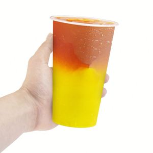 Vasos Desechables Transparentes de PP de Pared Simple de 90 mm para Té de Burbujas, Té con Leche, Jugos de Frutas y Bebidas Frías - Product Image 1