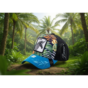 Cappello Trucker Bonnie a 6 Pannelli, Regolabile, in Rete, con Ricamo, Casual, Unisex, per Adulti, Primavera-Estate - Product Image 2